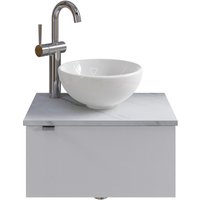 Saphir Waschtisch "Serie 6915 Waschschale mit Unterschrank für Gästebad, Gäste WC" von Saphir