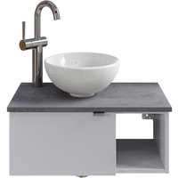 Saphir Waschtisch "Serie 6915 Waschschale mit Unterschrank für Gästebad, Gäste WC" von Saphir