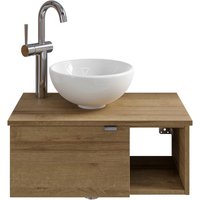 Saphir Waschtisch "Serie 6915 Waschschale mit Unterschrank für Gästebad, Gäste WC" von Saphir