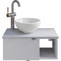 Saphir Waschtisch "Serie 6915 Waschschale mit Unterschrank für Gästebad, Gäste WC" von Saphir