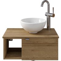 Saphir Waschtisch "Serie 6915 Waschschale mit Unterschrank für Gästebad, Gäste WC" von Saphir