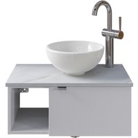 Saphir Waschtisch "Serie 6915 Waschschale mit Unterschrank für Gästebad, Gäste WC" von Saphir