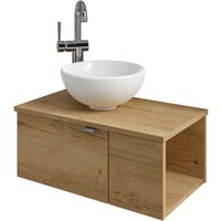 Saphir Waschtisch "Serie 6915 Waschschale mit Unterschrank für Gästebad, Gäste WC" von Saphir