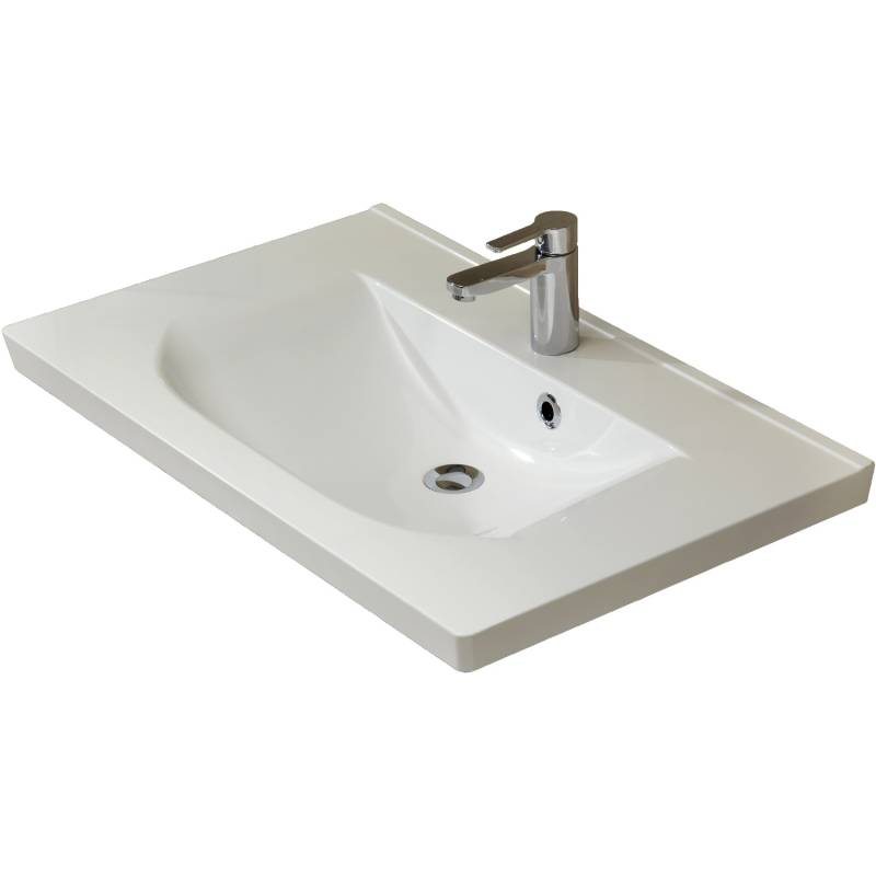 Pelipal Mineralmarmor-Waschbecken 80 cm Trentino von Pelipal