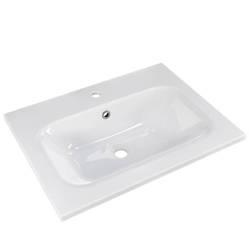 Pelipal Mineralmarmor-Waschbecken Quantum 07 Weiß 61 cm von Pelipal