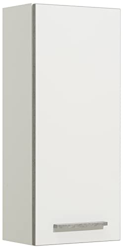 Pelipal Quickset 953 Hängeschrank, Holzwerkstoff, Weiß Glanz/Betonkante, H x B x T / 70 cm x 30 cm x 20 cm von Pelipal