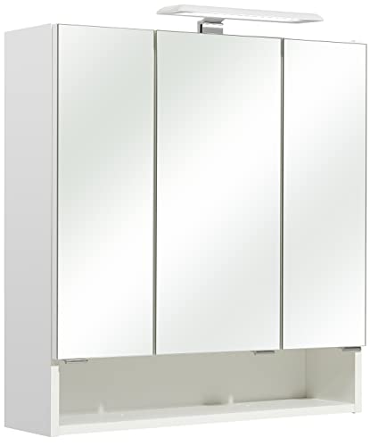 Pelipal Quickset 953 Spiegelschrank 22-I, Holzwerkstoff, Weiß, 70x65x20 cm von Pelipal