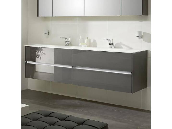 Pelipal Serie 6010 Waschtischunterschrank 152 x 49,3 x 51,2 cm, mit 4 Auszügen und LED Beleuchtung 333864 von Pelipal