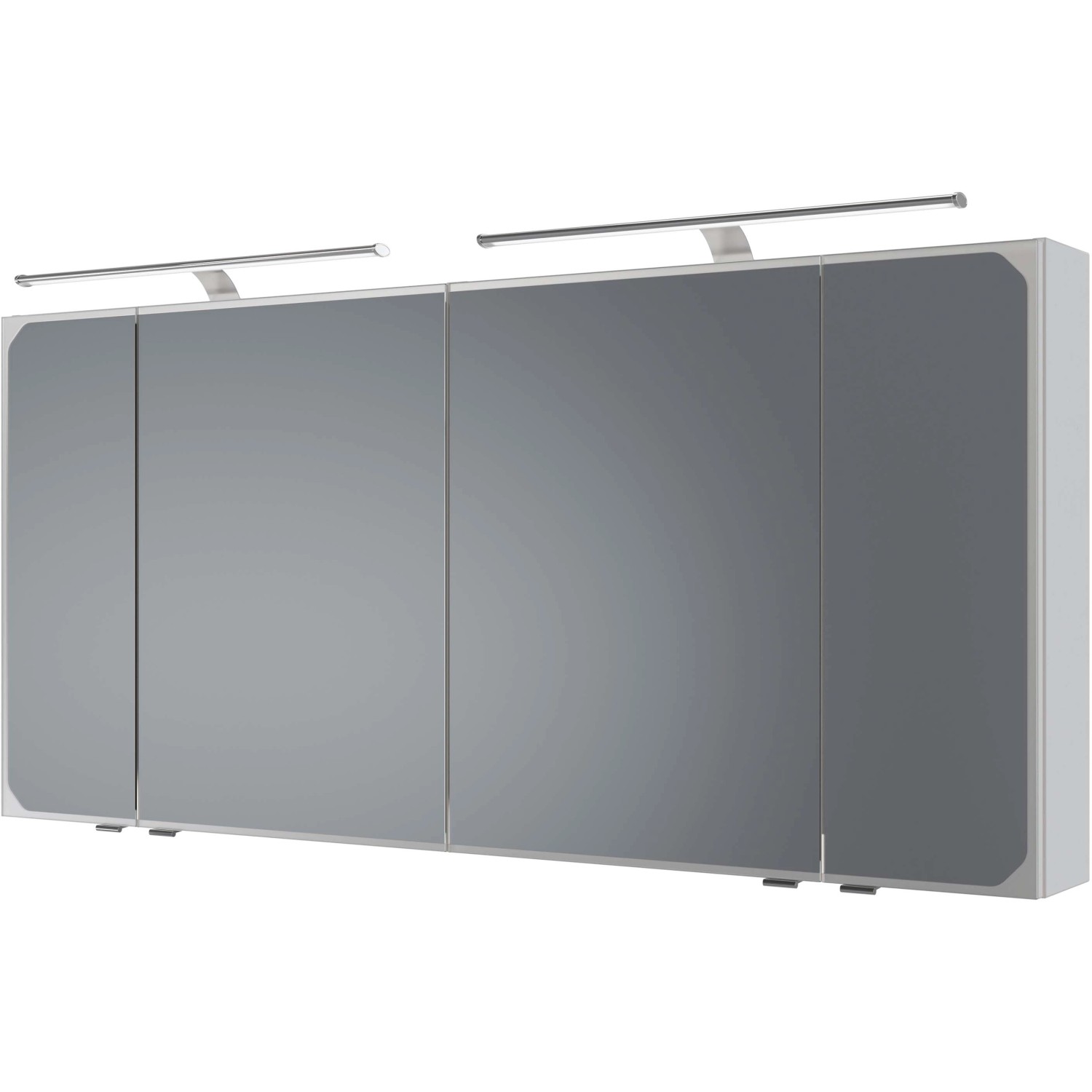 Pelipal Spiegelschrank Quantum 05 Weiß Hochglanz 150 cm mit Softclose Türen von Pelipal