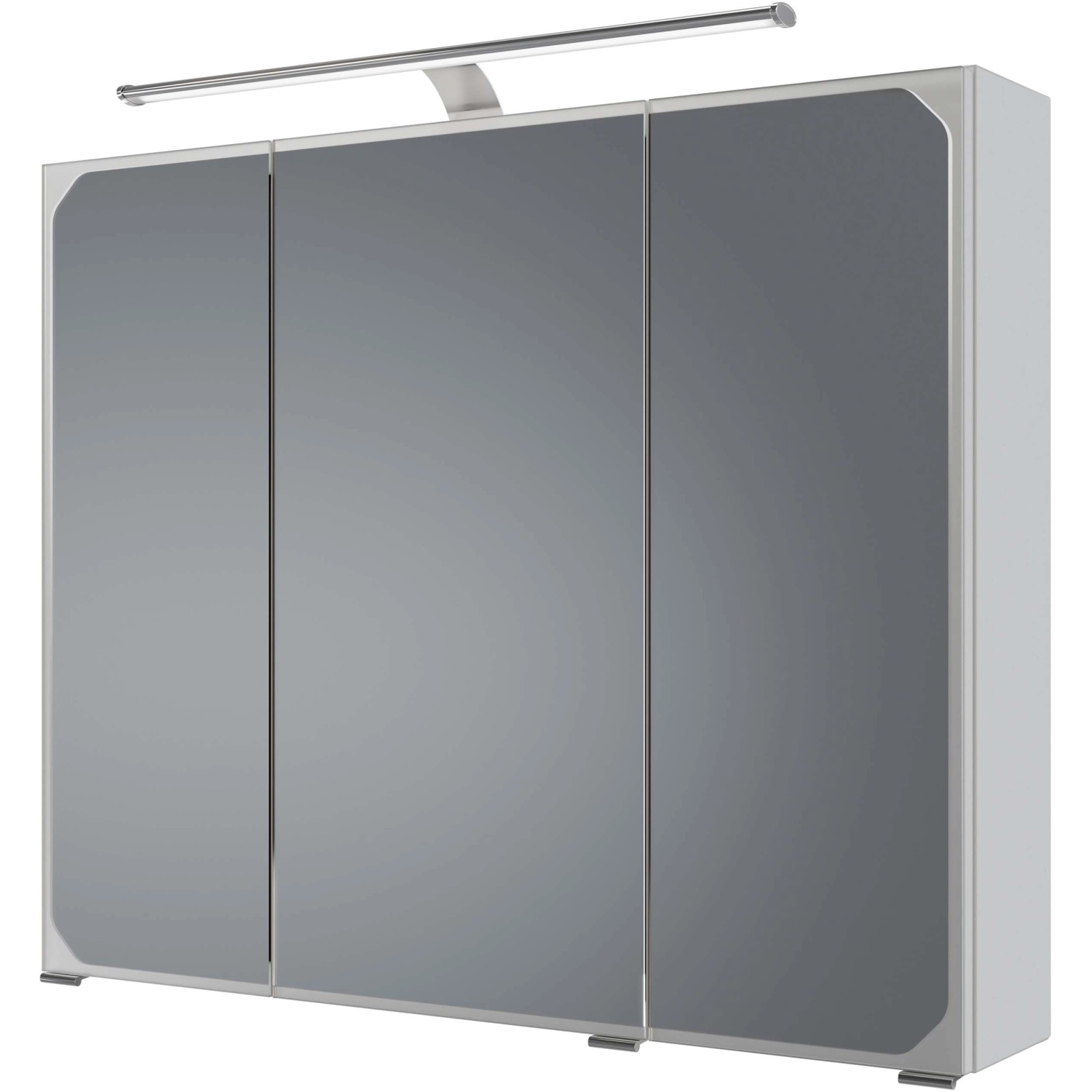 Pelipal Spiegelschrank Quantum 05 Weiß Hochglanz 85 cm mit Softclose Türen von Pelipal