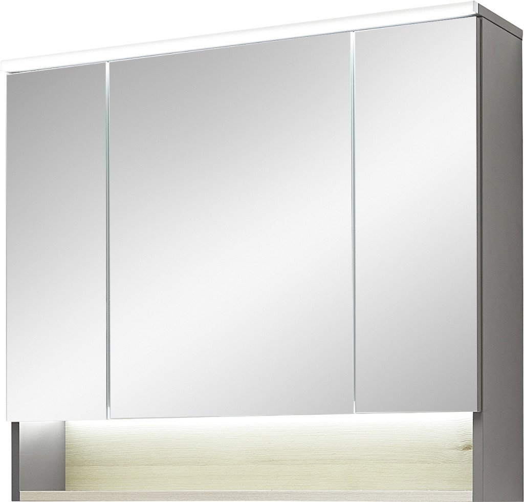 Pelipal Spiegelschrank Quickset 25-II LED-Kranzbeleuchtung Quarzgrau 80 cm Pelipal Spiegelschrank Quickset 25-II LED-Kranzbeleuchtung Quarzgrau 80 cm von Pelipal