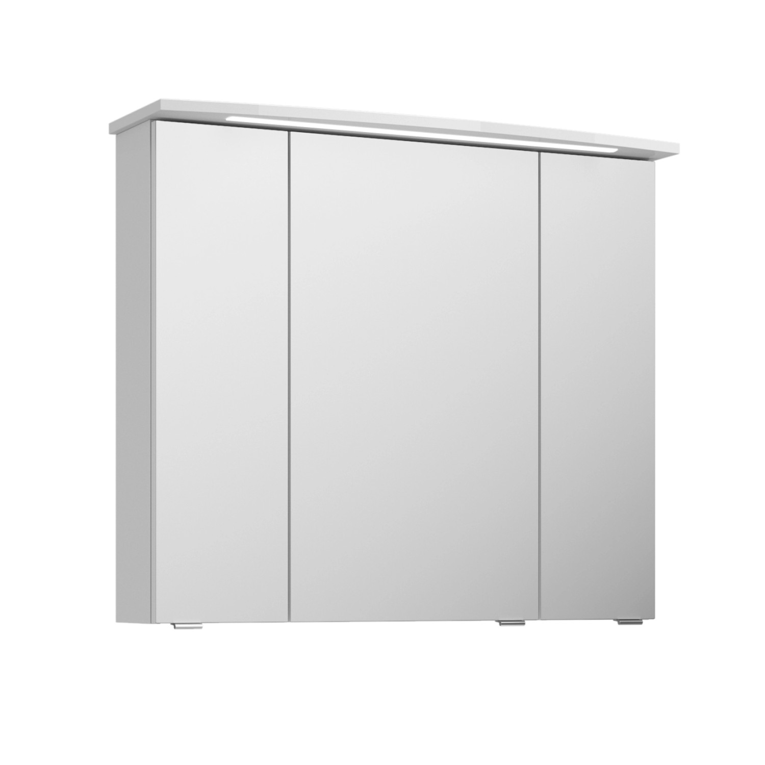 Pelipal Spiegelschrank Serie 4010 Weiß Glänzend 82 cm mit Softclose Türen von Pelipal
