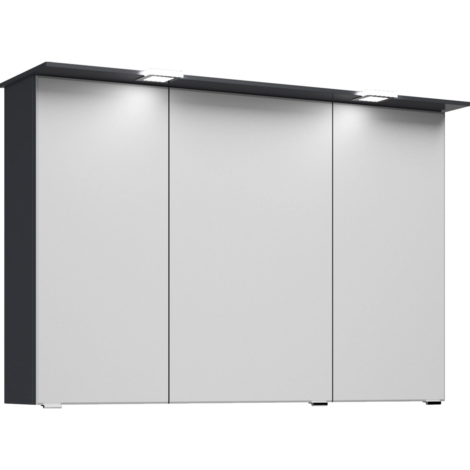 Pelipal Spiegelschrank Trentino Anthrazit 105 cm mit Softclose Türen von Pelipal