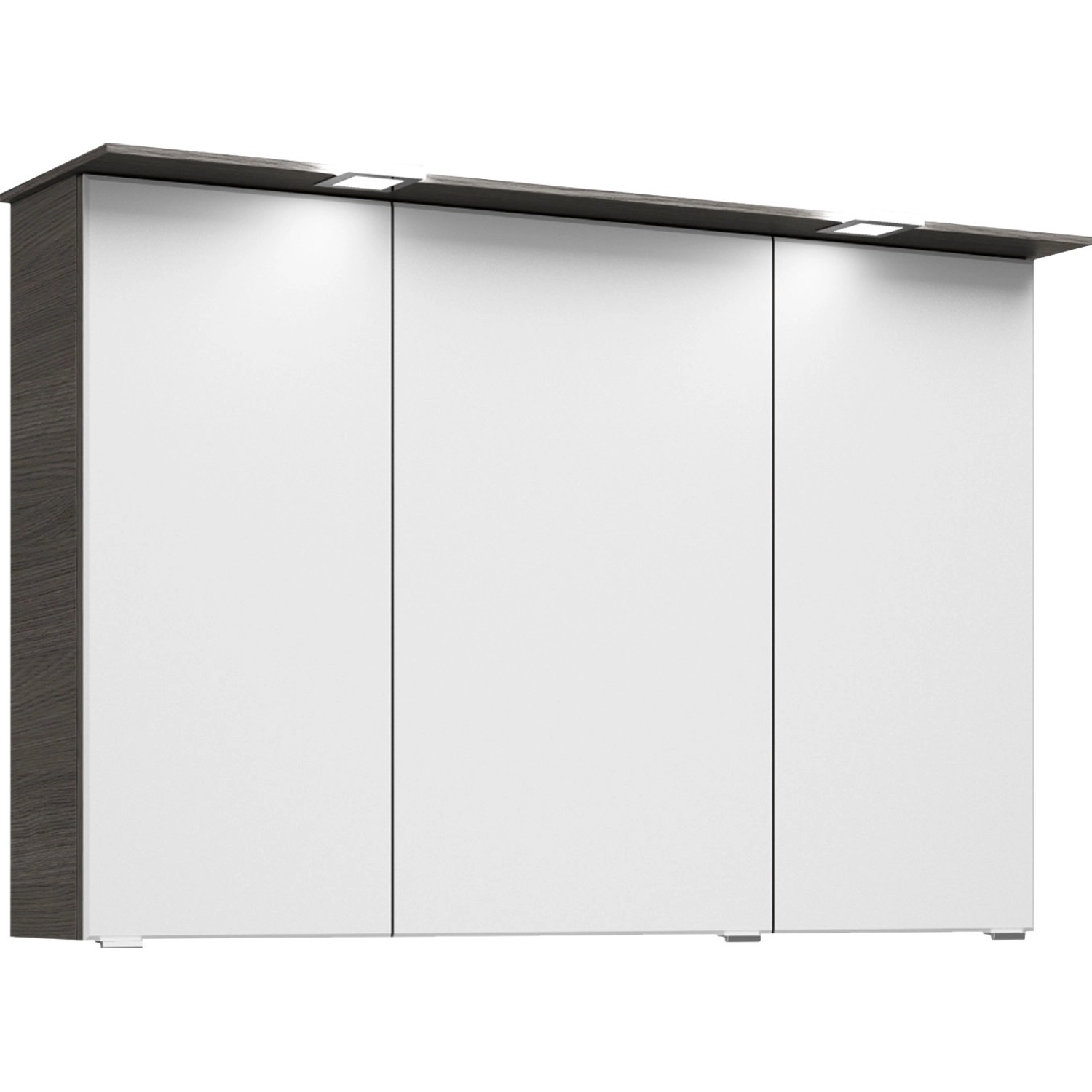 Pelipal Spiegelschrank Trentino Graphit 105 cm mit Softclose Türen von Pelipal