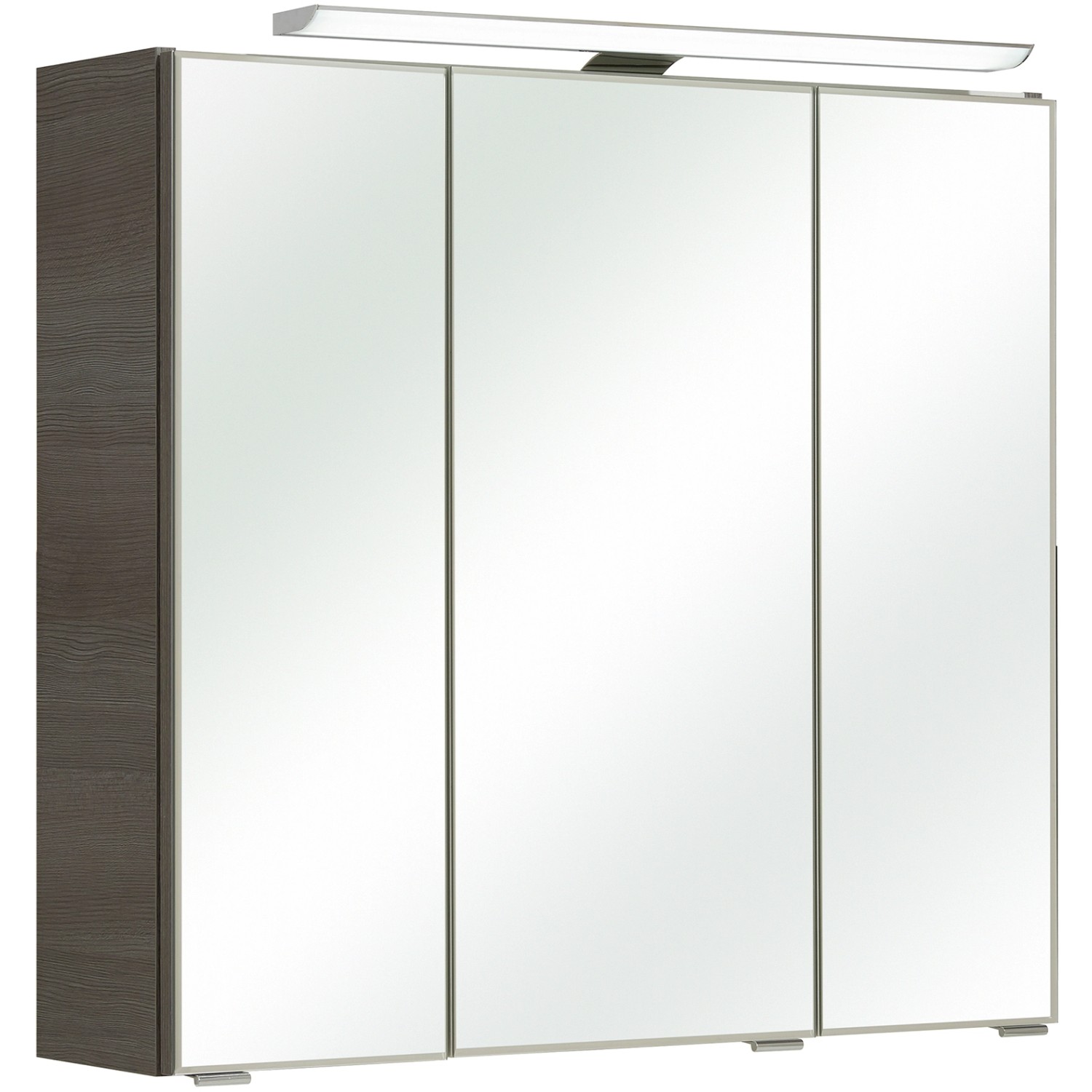 Pelipal Spiegelschrank Trentino Graphit 75 cm mit Softclose Türen von Pelipal