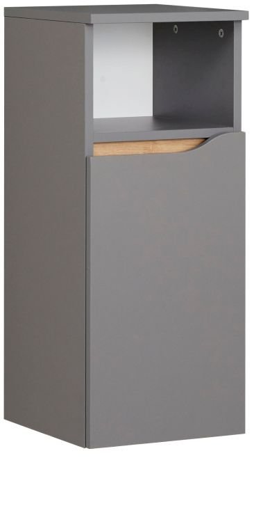 Pelipal Unterschrank Capri in quarzgrau mit Holzoptik von Pelipal