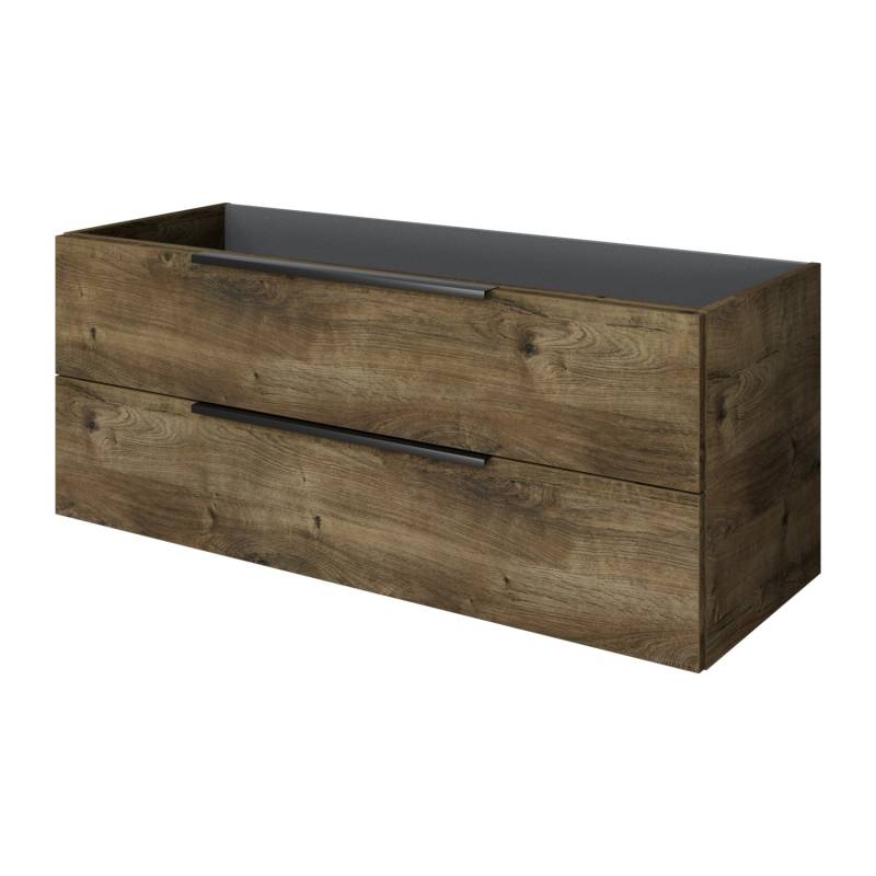 Pelipal Unterschrank für Doppel-Waschtisch Quantum 07 Eiche Ribbeck Quer 120 cm von Pelipal