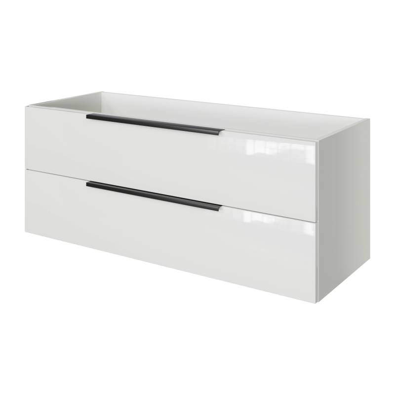 Pelipal Unterschrank für Doppel-Waschtisch Quantum 07 Schneeweiß Glanz 120 cm von Pelipal