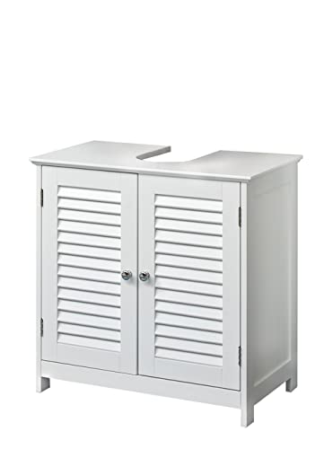 Pelipal Waschbeckenunterschrank Quickset 928 in Weiß, 60 cm breit | Waschbeckenschrank ohne Waschbecken mit 2 Türen von Pelipal