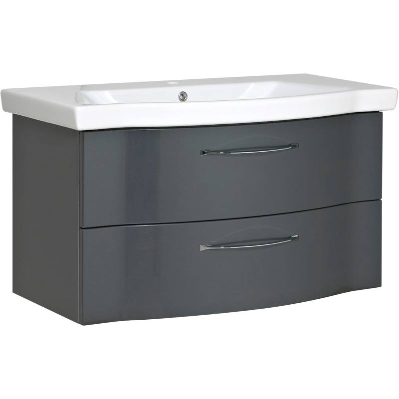 Pelipal Waschbeckenunterschrank Quantum 03 Anthrazit 90 cm von Pelipal
