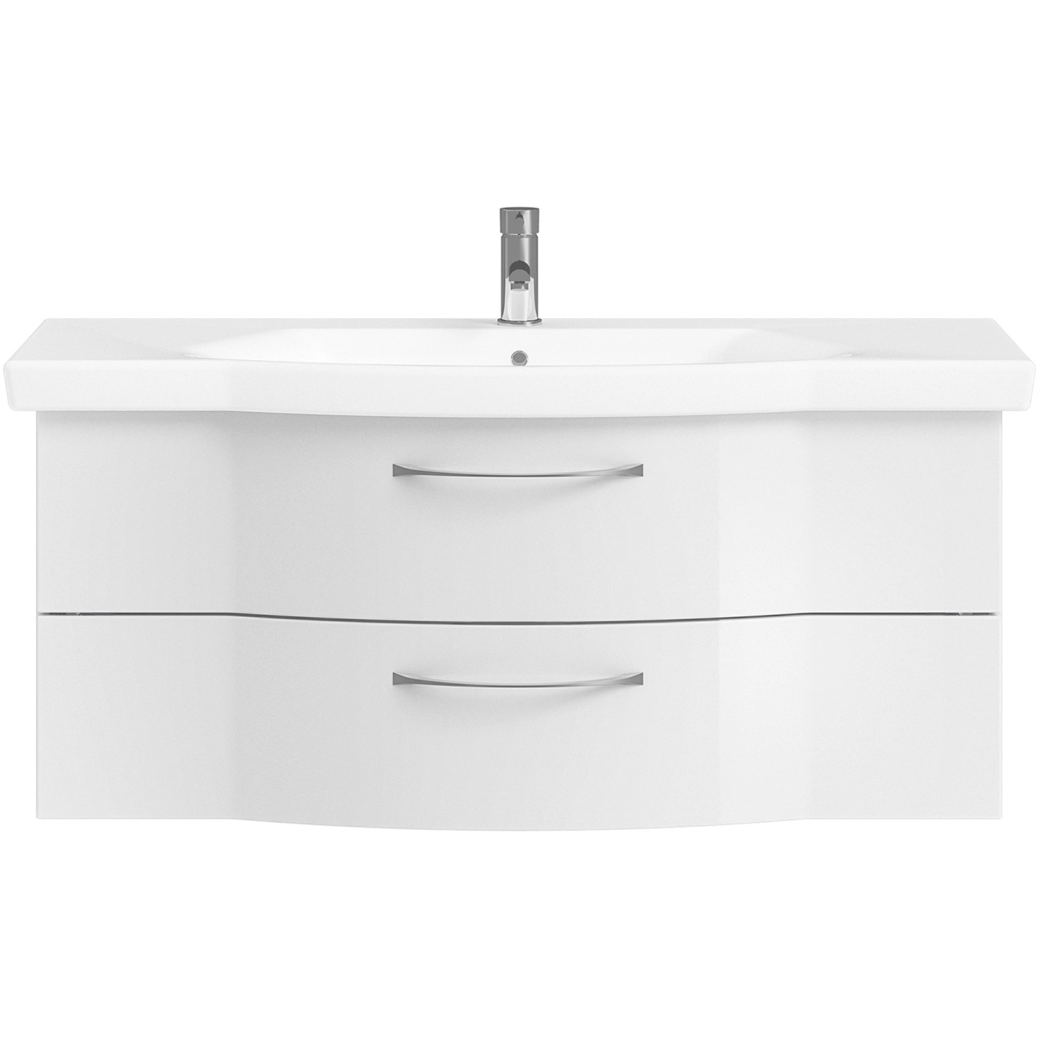 Pelipal Waschbeckenunterschrank Quantum 03 Weiß Hochglanz 115 cm von Pelipal
