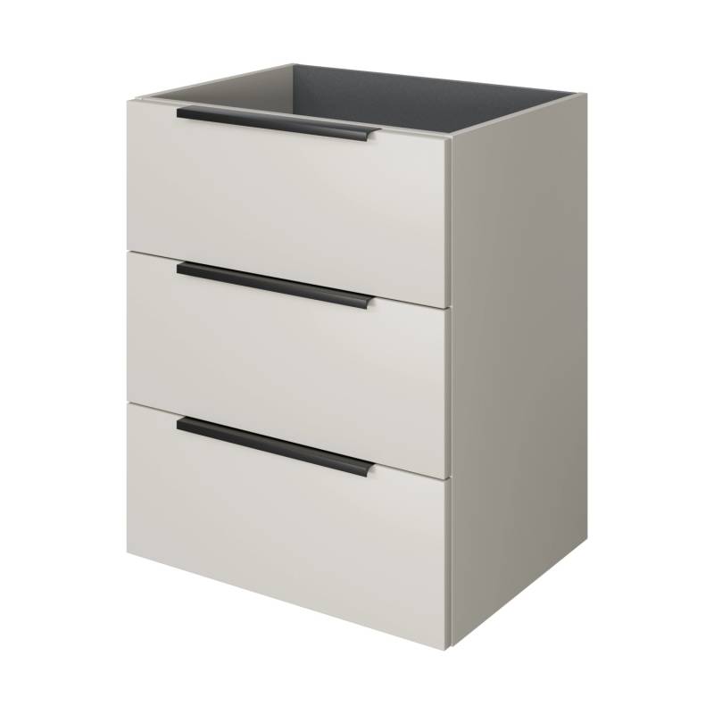 Pelipal Waschbeckenunterschrank Quantum 07 Kaschmir Matt 59 cm 3 Auszüge von Pelipal