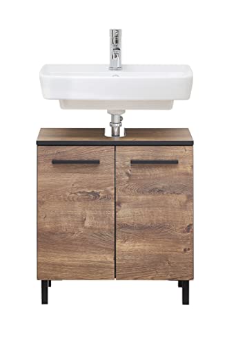 Pelipal Waschbeckenunterschrank Quickset 374 in Eiche Ribbeck quer Nachbildung, 60 cm breit | Waschbeckenschrank ohne Waschbecken mit 2 Türen Pelipal Waschbeckenunterschrank Quickset 374 in Eiche Ribbeck quer Nachbildung, 60 cm breit | Waschbeckenschrank ohne Waschbecken mit 2 Türen von Pelipal