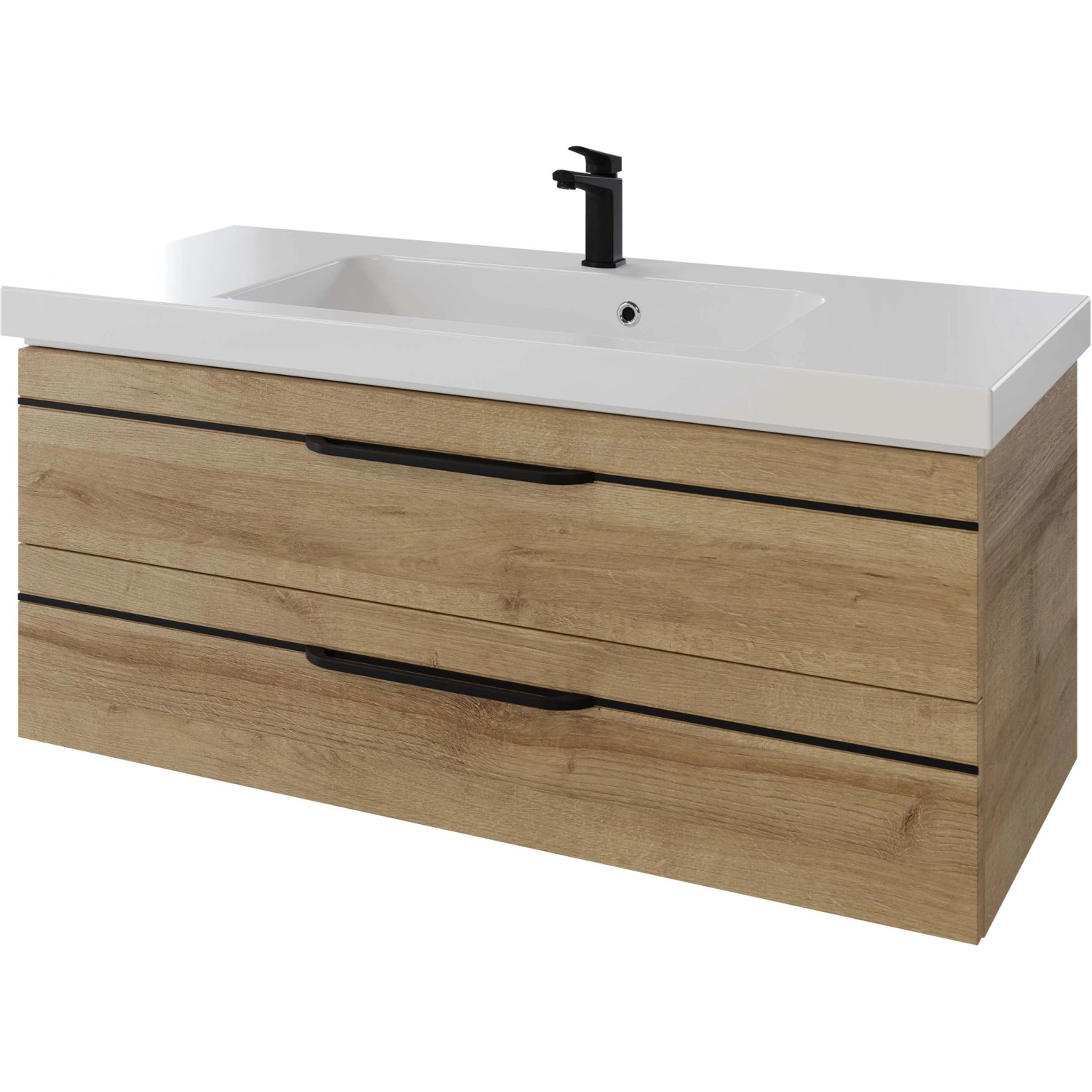 Pelipal Waschbeckenunterschrank Riviera Eiche quer Nachbildung 119 cm Pelipal Waschbeckenunterschrank Riviera Eiche quer Nachbildung 119 cm von Pelipal