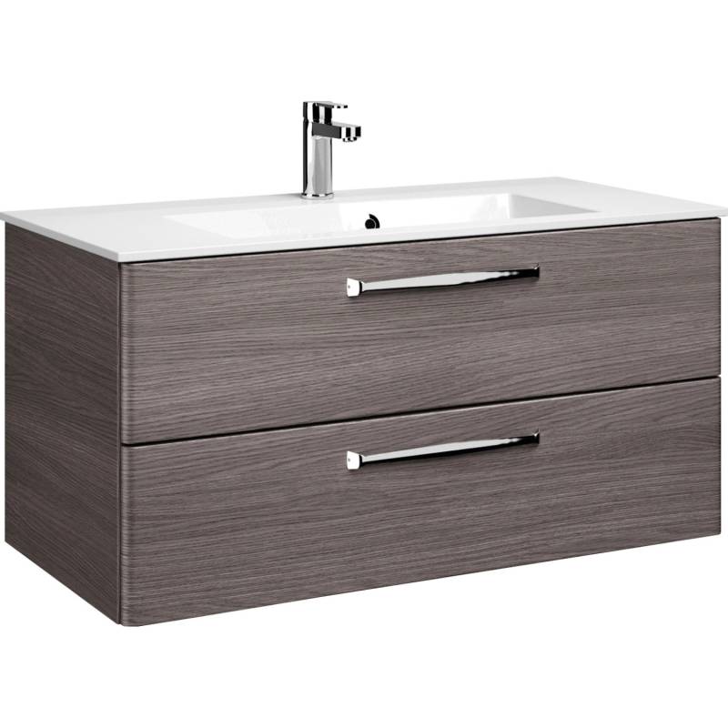 Pelipal Waschbeckenunterschrank Trentino Graphit Struktur 105 cm von Pelipal