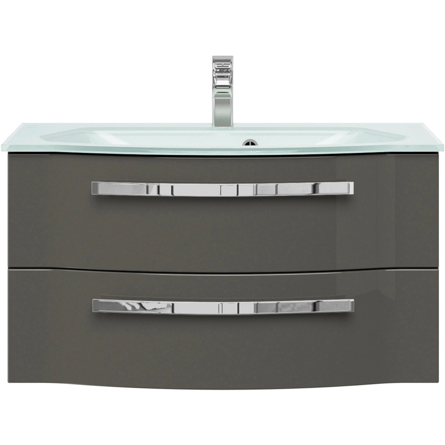 Pelipal Waschtisch Serie 4005 92 cm Steingrau mit Softclose von Pelipal