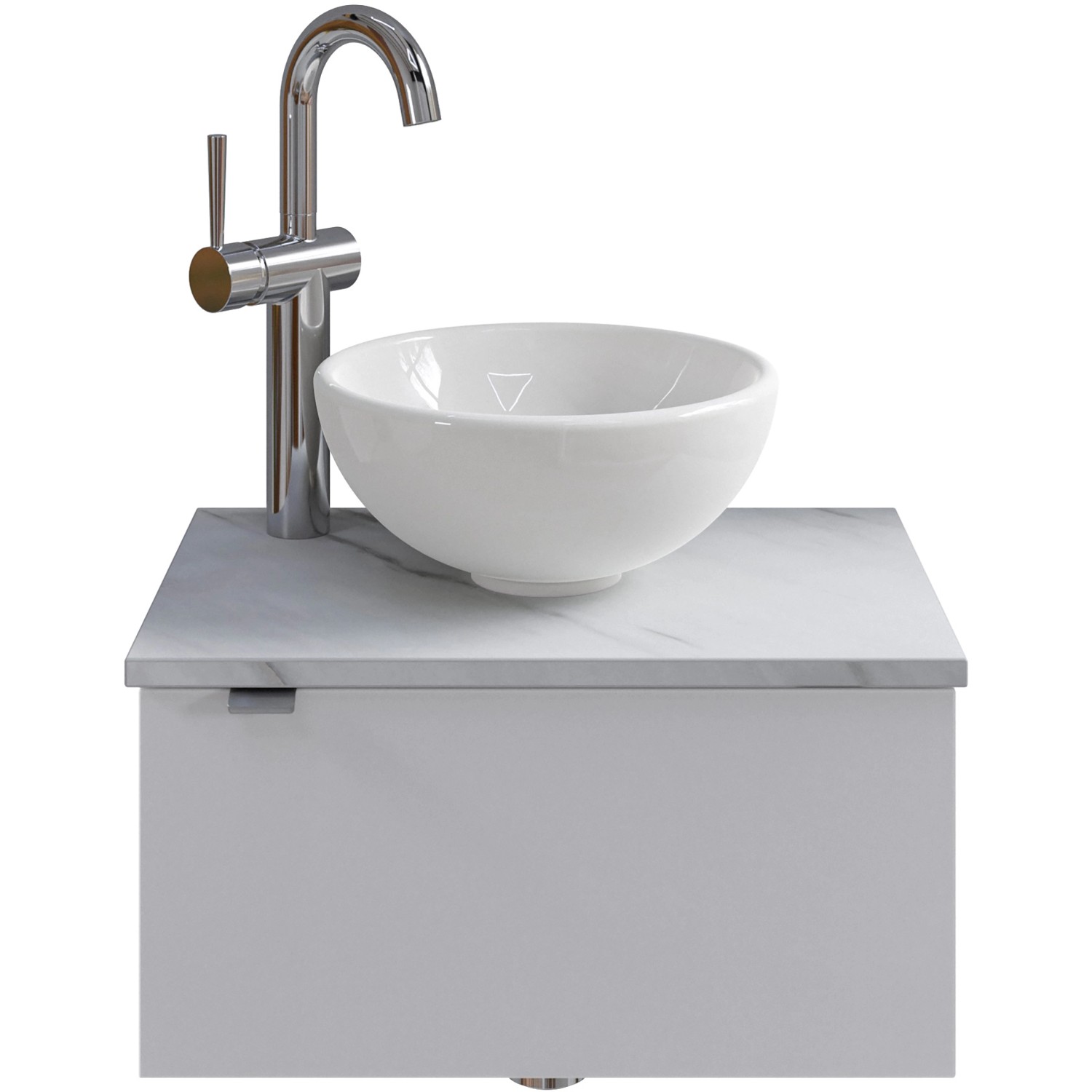 Pelipal Einzelwaschtisch Serie 6915 51 cm Weiß mit Softclose von Pelipal