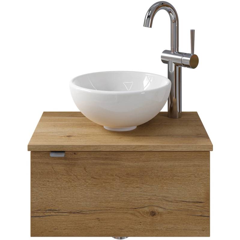 Pelipal Einzelwaschtisch Serie 6915 51 cm Eiche mit Softclose von Pelipal