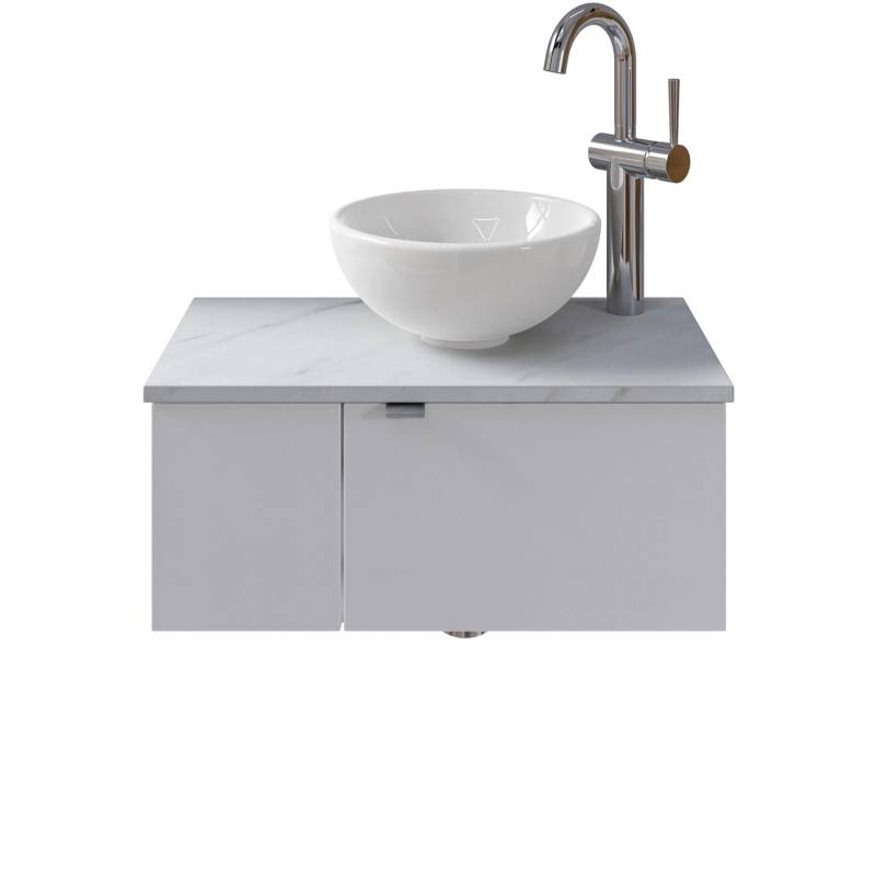 Pelipal Einzelwaschtisch Serie 6915 61 cm Weiß mit Softclose von Pelipal