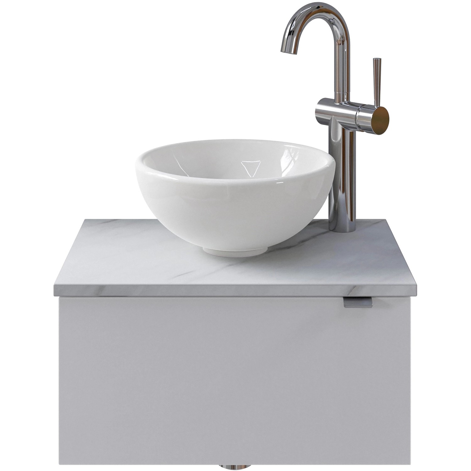 Pelipal Einzelwaschtisch Serie 6915 51 cm Weiß mit Softclose von Pelipal