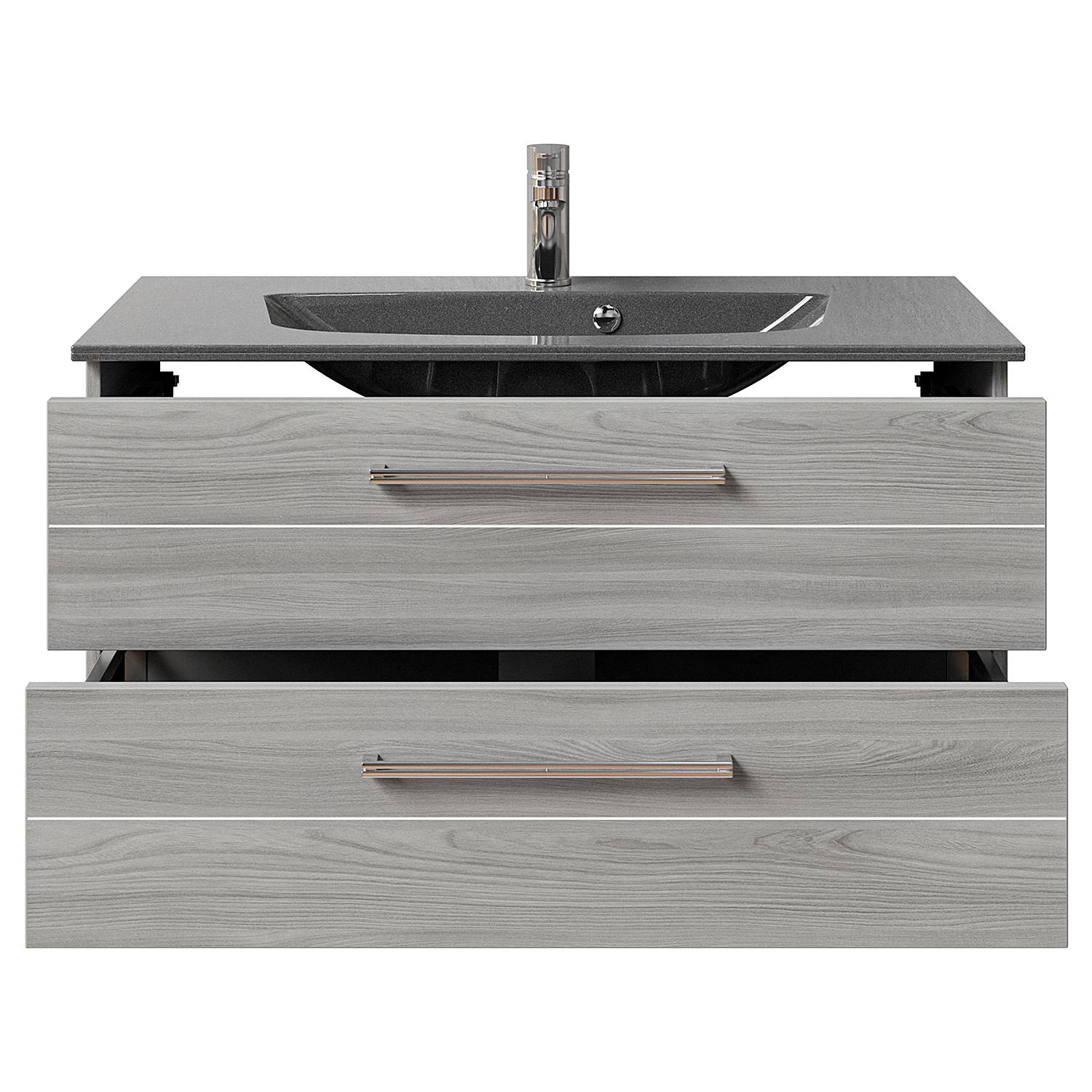 home24 Waschtisch 6025 Typ E 97cm Grau/Eiche Grau Dekor home24 Waschtisch 6025 Typ E 97cm Grau/Eiche Grau Dekor von home24