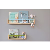 Montessori Bücherregal, Kinderbücherregal, Holz-Bücherregal, Wand-Bücherregal, Kinderzimmer-Bücherregal von PelitDesign