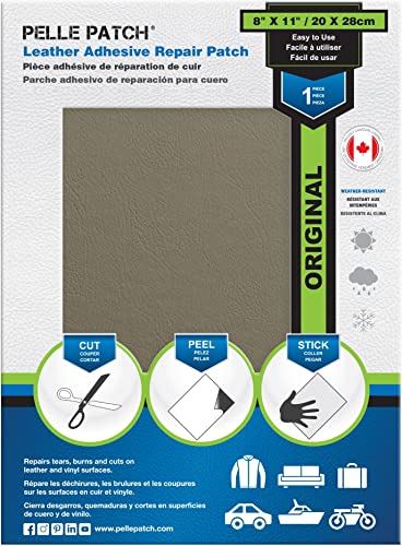 Pelle Patch - Leder Reparatur autositz - In 25 Farben erhältlich - Original 20cm x 28cm - Kamel von Pelle Patch