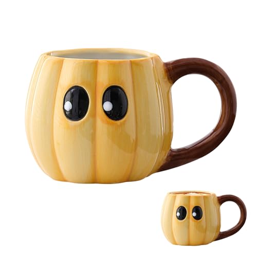 Pemarcy Halloween Keramikbecher Spuk Tassen Ergonomischer Griff Design Für Themenpartys Home Decor Geschenk (B) von Pemarcy
