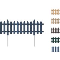 Floranica Gartenzaun mit Metallstäben Zaun für Beete Wegeinfassungen Dekorative Gartenpalisade von Floranica