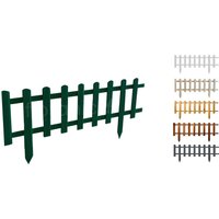 Floranica Vorgarten Gartenzaun aus Holz Vampir 1 STK 104cm Höhe 40cm Grün Imprägnierter Kieferholzza von Pemicont