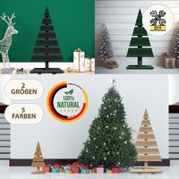 Floranica Holz-Weihnachtsbaum Natur Dekobaum Tanne 90x45cm Weihnachtsdekoration Grün Floranica Holz-Weihnachtsbaum Natur Dekobaum Tanne 90x45cm Weihnachtsdekoration Grün von Floranica
