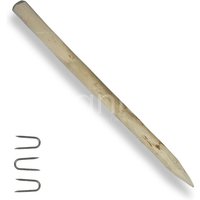 Zaunpfahl Haselnussholz Höhe 90cm 1 Stk. Zaun Pfosten Durchmesser 6-8 cm von Floranica