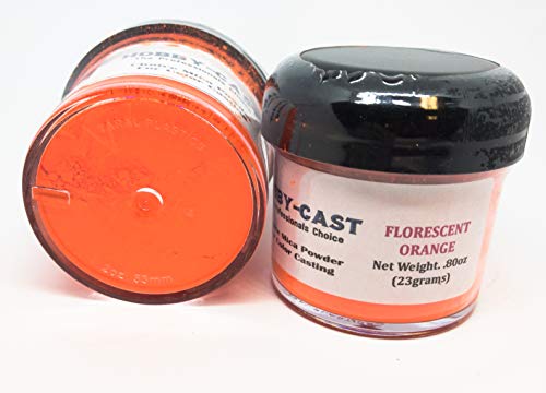 Hobby-CAST Choice MICA Pulver für Farbausgabe Mica Flo Orange von Pen Kit Mall
