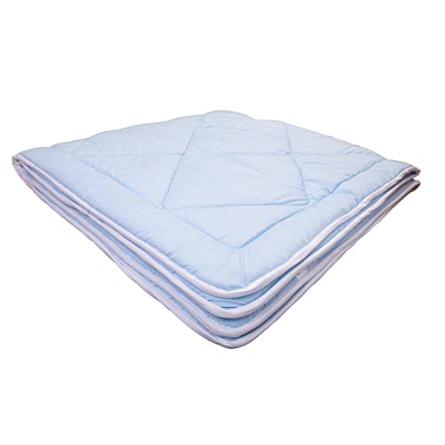 Bettdecke 200x200 Blau - Allergiker Bettdecken - Große Steppdecke für 2 Personen - Anti-Allergie - Steppdecke Winter & Sommer - Weisch Schlafdecke - Hohe Qualität Duvet von Pen-Pol