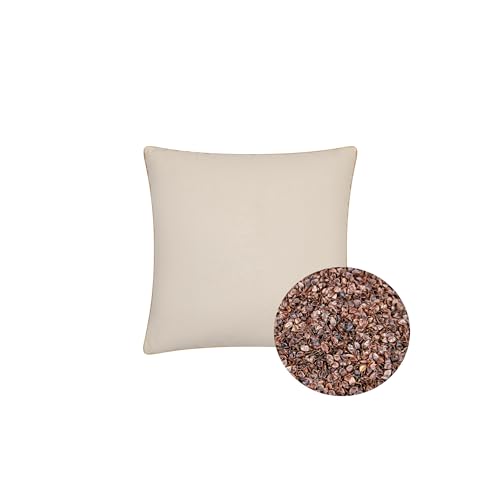 Buchweizen Kissen 45x45cm aus Buchweizenschalen - Kissenfüllung - Natürliches - Buckwheat Pillow - Kopfkissen von Pen-Pol