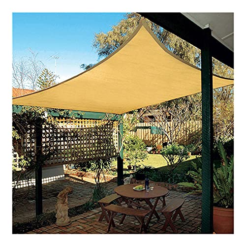 Sunscreen Awnings Sun Shade Sail Waterproof Rectangle UV Protection Garden Shade Sail Canopy Outdoor Summer Cool Party Beach Parking Lots Gazebo Patio - Sand Color 2X3M 3X6M PenKee von PenKee