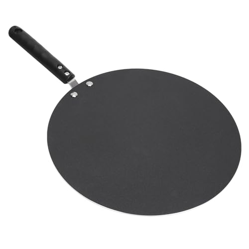 Bratpfanne, Aluminiumlegierung Antihaft-Crepe-Pfanne für Gasherd und Induktion, Pfannkuchen-Griddle-Pfanne mit Anti-Verbrühungs-Griff, flache Pfanne für Ei-Brot-Kuchen-Crepes von PenRux