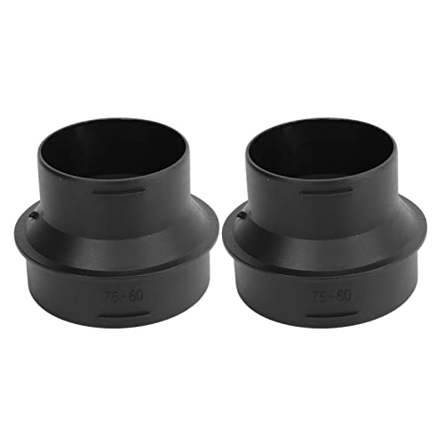 Heizungskanalrohr-Verbindungsverbinder, Langlebiger Luft-Standheizungsschlauch-Rohrverbinder, 1 Paar ABS 60–75 Mm für Webasto-Heizung von PenRux