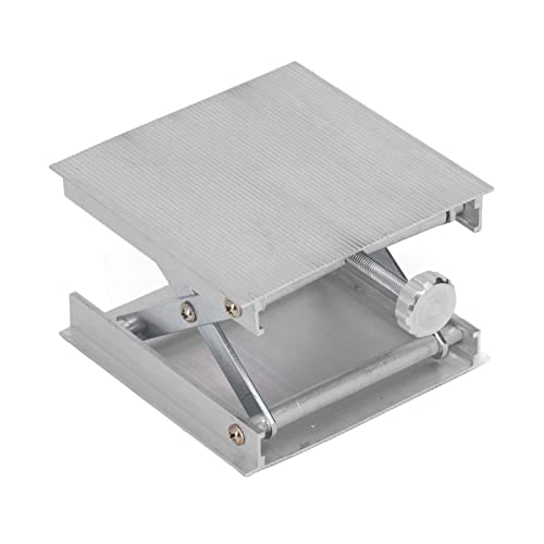 PenRux Labor-Scherenheber, Verstellbare Hebeplattform aus Aluminiumlegierung, Trägt EIN Gewicht von 60 Kg, Labor-Stütztisch aus Edelstahl für Holzbearbeitung, Schnitzen, Experimentieren von PenRux