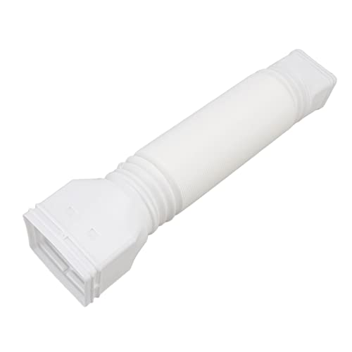 PenRux Regenrinnen-Fallrohrverlängerungen, Flexibel, (20–59 Zoll) Einziehbare Abfluss-Fallrohrverlängerung, Dachrinnenanschluss, Regenwasserableitung, Entwässerungsrohrverbinder (White) von PenRux